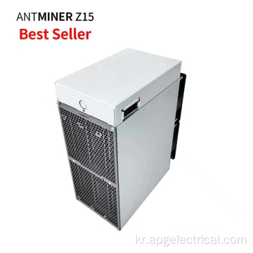 Zcash 채굴 기계 비트 메인 Antminer Z15 420K Zec